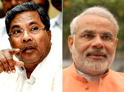 Narendra Modi & I are poles apart, says Siddaramaiah